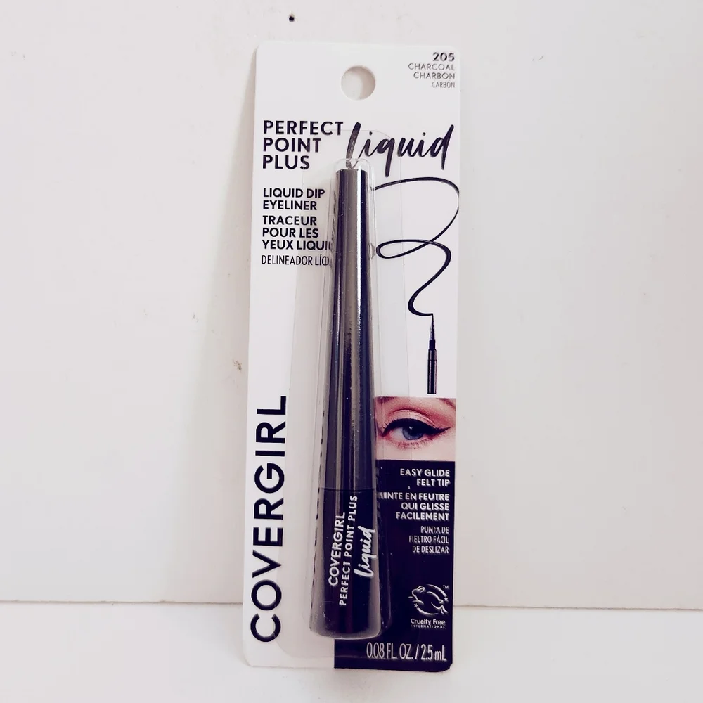 ⭐4/$15 Covergirl Perfect Point Plus Liquid Eyeliner Charcoal